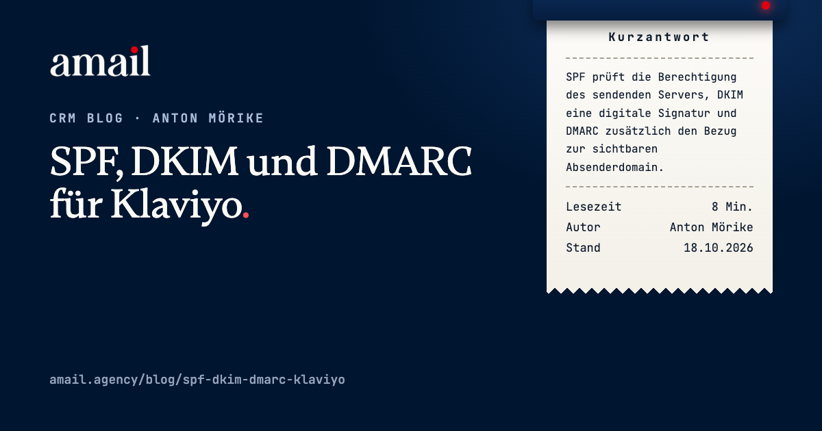 Eigenes Vorschaubild des Artikels über SPF, DKIM und DMARC